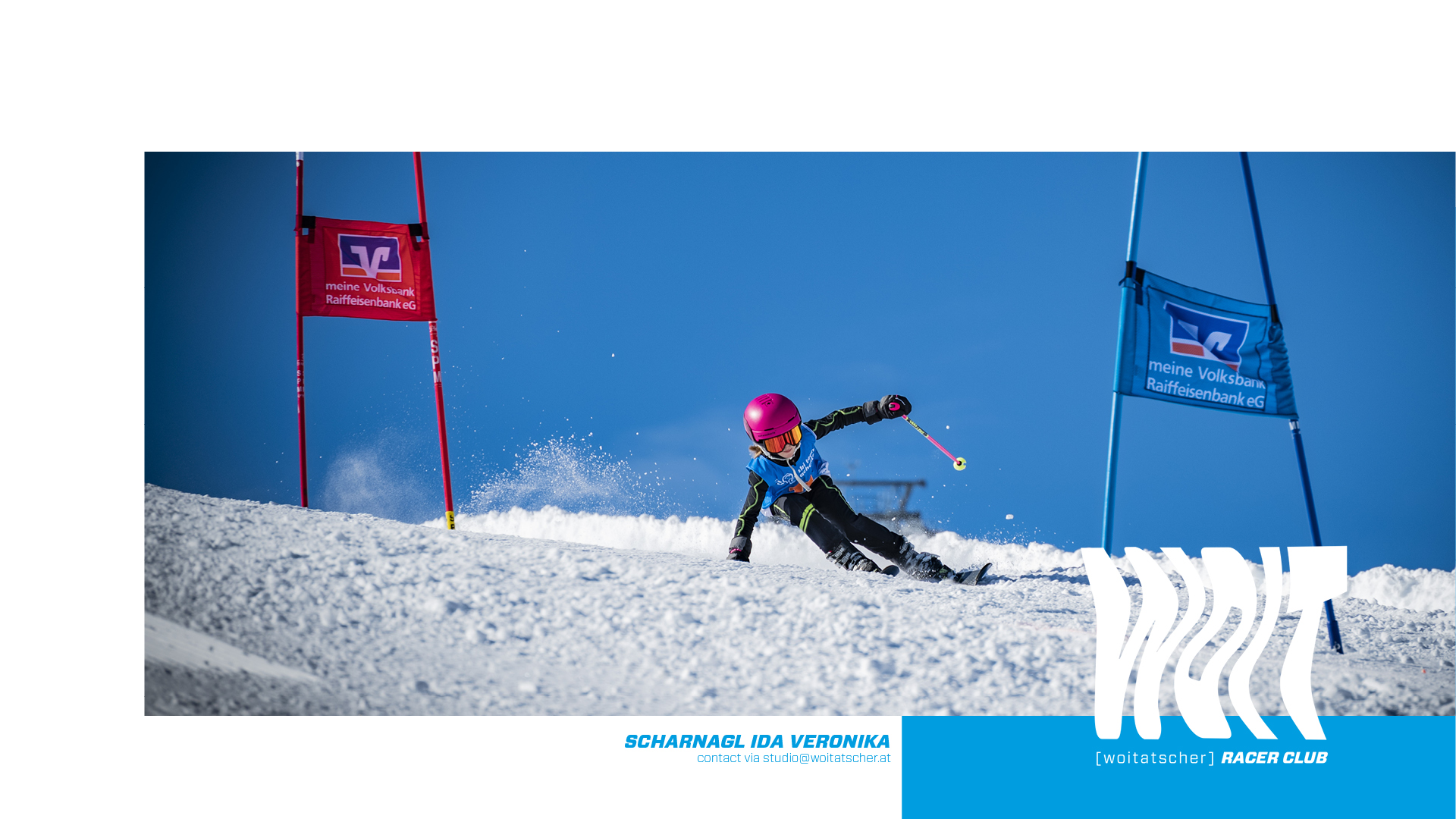 Ida beim Skifahren